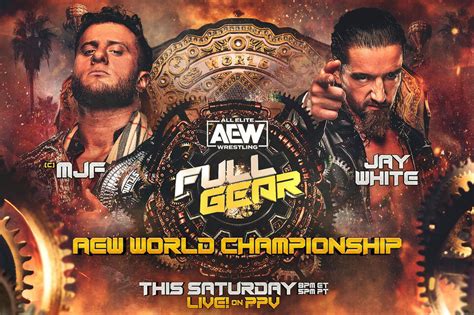 AEW Full Gear 2023 results, live streaming match coverage.